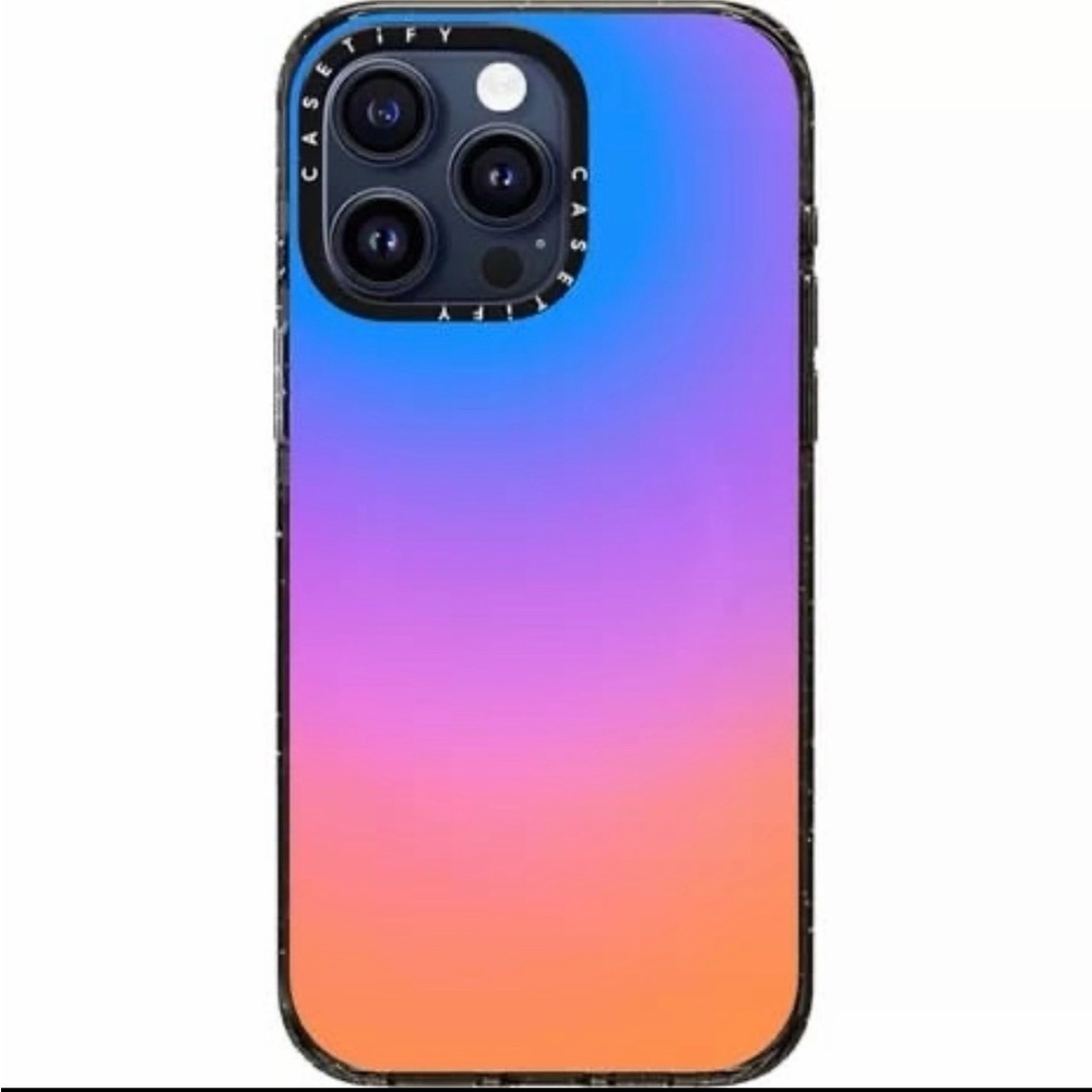 Casetify Vibrant Gradient Phone Case - Blue and Orange
